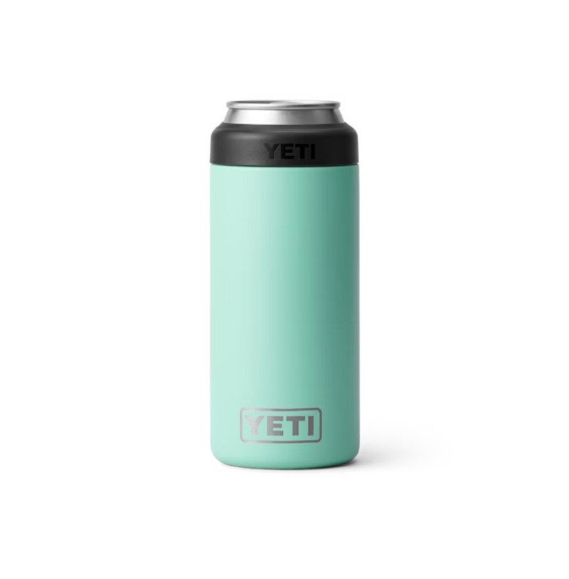12 oz Colster Slim Seafoam