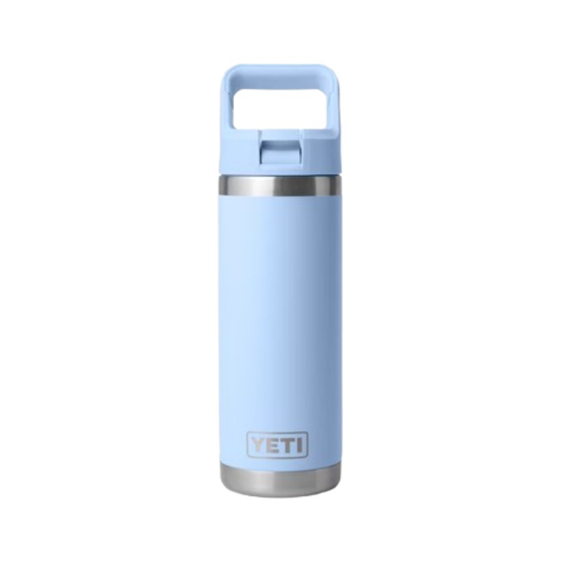 18 Oz Straw Bottle Big Sky Blue