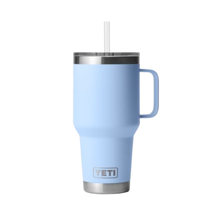 35 Oz Straw Mug Big Sky Blue